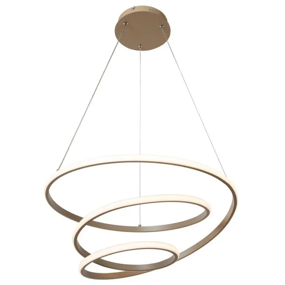 Lucide ESPIRAL Hanglamp - Taupe