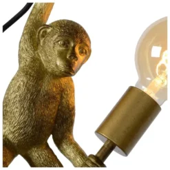 Lucide EXTRAVAGANZA CHIMP Wandlamp - Zwart
