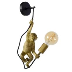 Lucide EXTRAVAGANZA CHIMP Wandlamp - Zwart