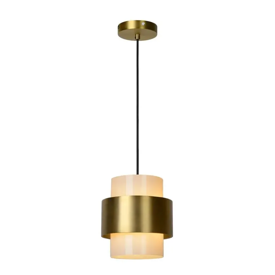 Lucide FIRMIN Hanglamp - Mat Goud / Messing