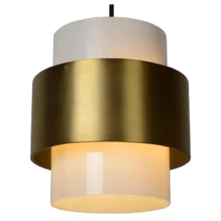 Lucide FIRMIN Hanglamp - Mat Goud / Messing
