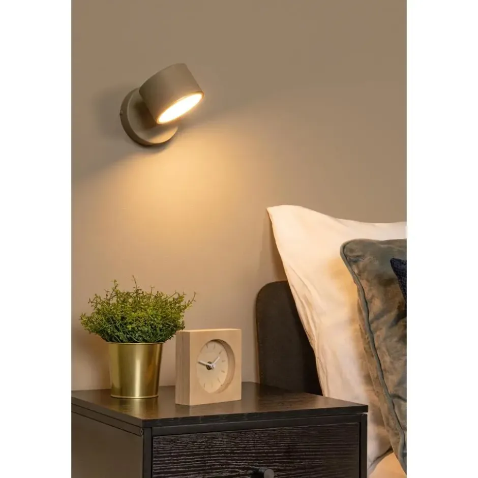Lucide GIAN Wandlamp - Taupe