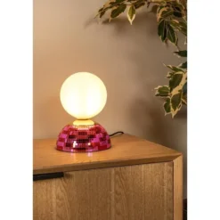 Lucide GLITZER Tafellamp - Roze
