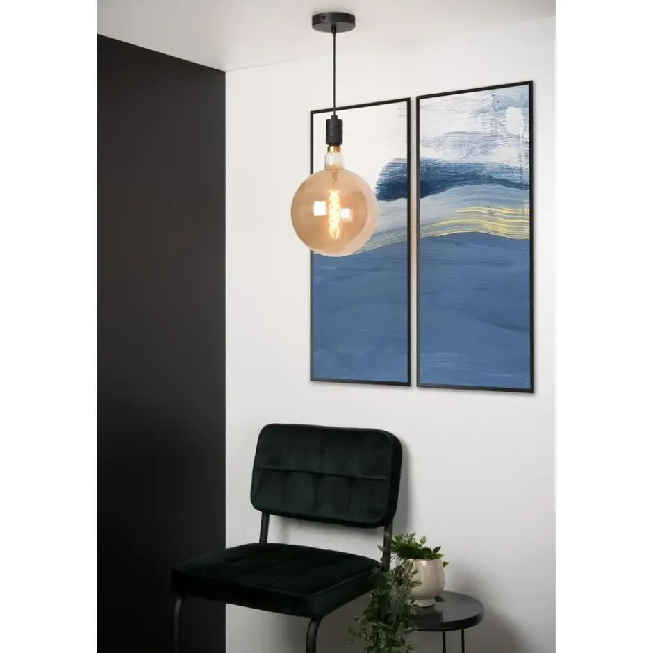 Lucide JOVA Hanglamp - Zwart