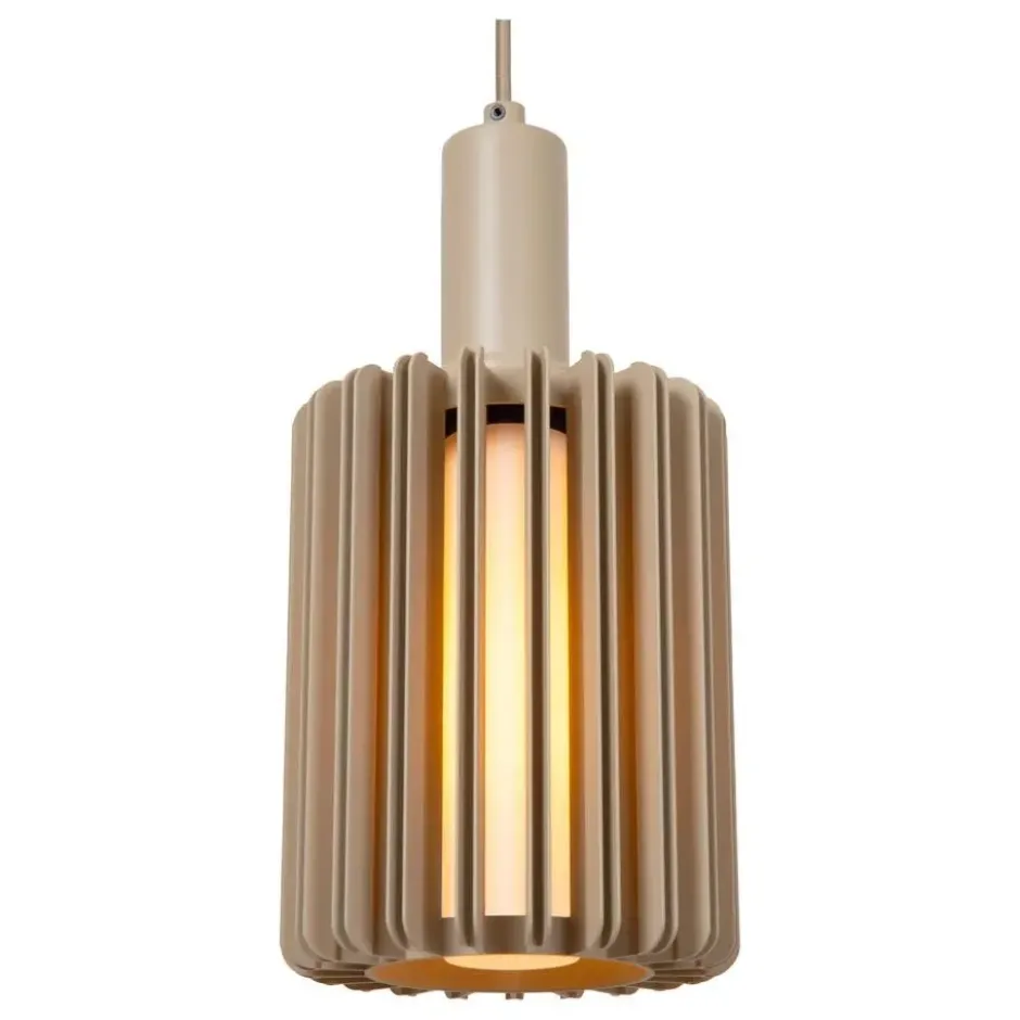 Lucide LAMBRES Hanglamp - Taupe
