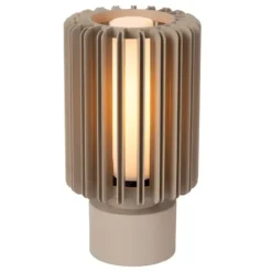 Lucide LAMBRES Tafellamp - Taupe