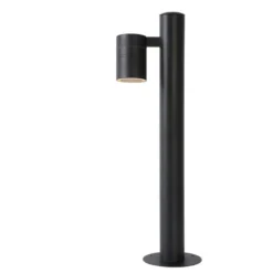 Lucide LED sokkellamp buiten ARNE IP44 - zwart - Ø6,3 cm