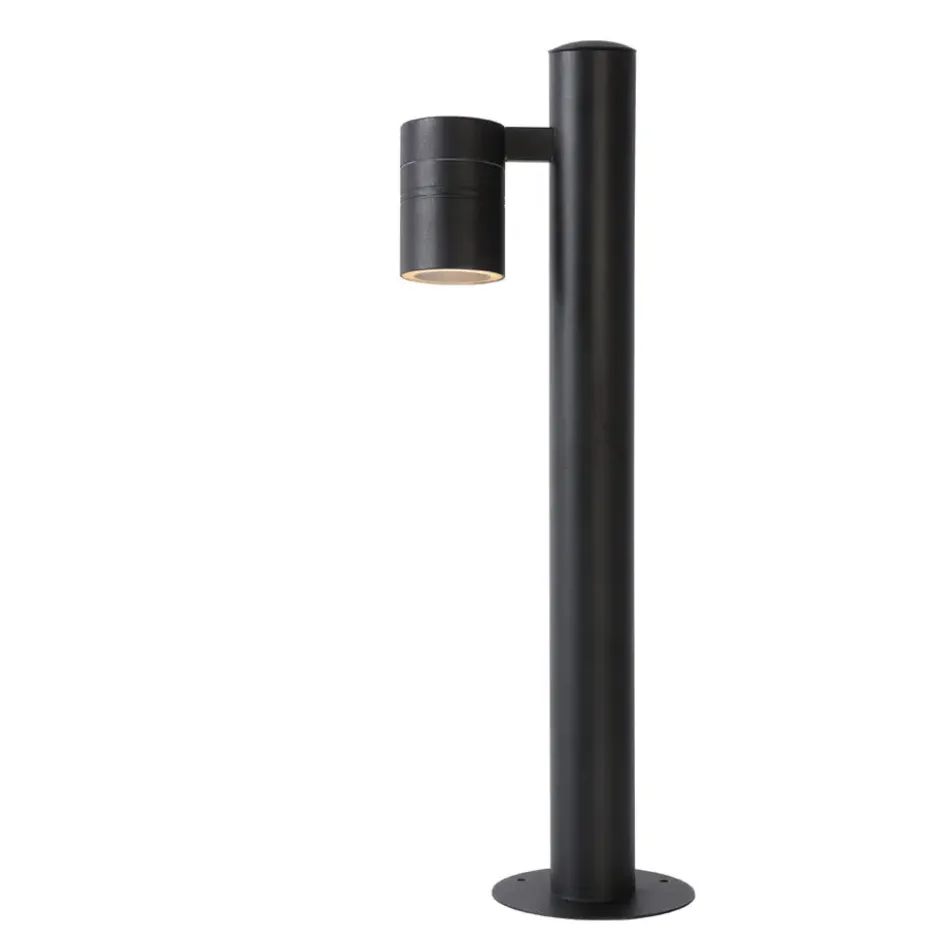 Lucide LED sokkellamp buiten ARNE IP44 - zwart - Ø6,3 cm