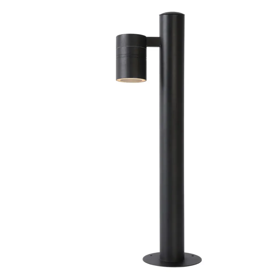Lucide LED sokkellamp buiten ARNE IP44 - zwart - Ø6,3 cm