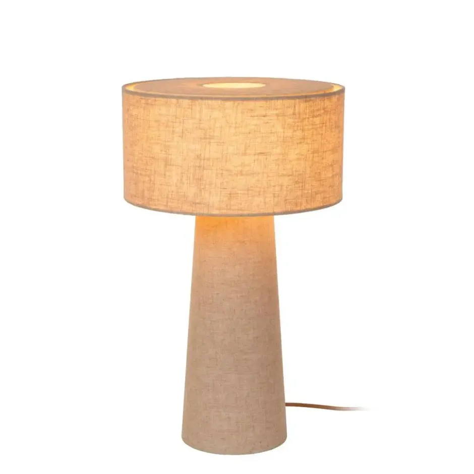 Lucide LEEROY Tafellamp - Taupe