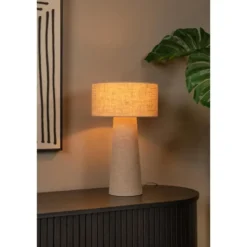 Lucide LEEROY Tafellamp - Taupe
