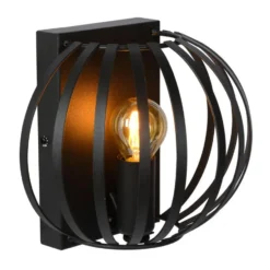 Lucide MANUELA Wandlamp - Zwart