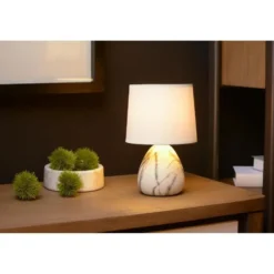 Lucide MARMO Tafellamp - Wit