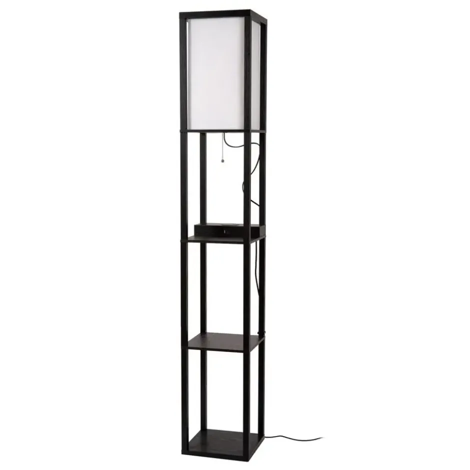 Lucide MENNO Vloerlamp - Zwart