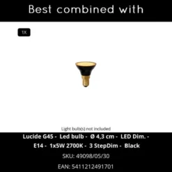 Lucide MOMORO Tafellamp - Wit