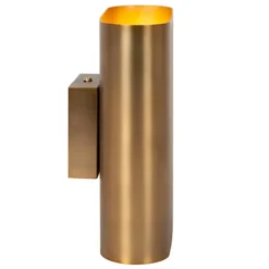 Lucide OVALIS Wandlamp - Mat Goud / Messing