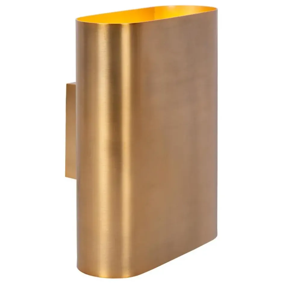 Lucide OVALIS Wandlamp - Mat Goud / Messing