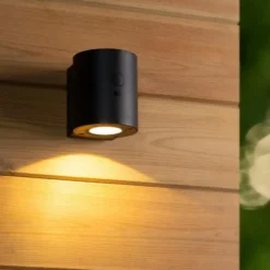 Lucide PERTH Wandlamp - Zwart