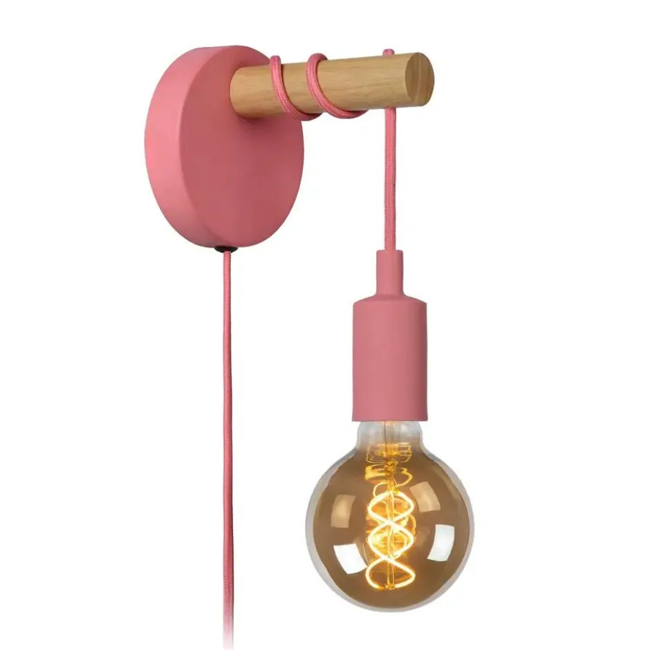 Lucide POLA Wandlamp - Roze