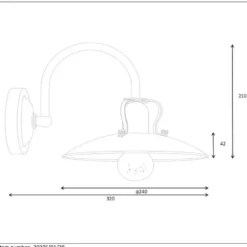 Lucide RÖMER Wandlamp - Beige