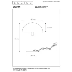Lucide SIEMON Tafellamp - Groen