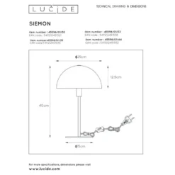 Lucide SIEMON Tafellamp - Groen