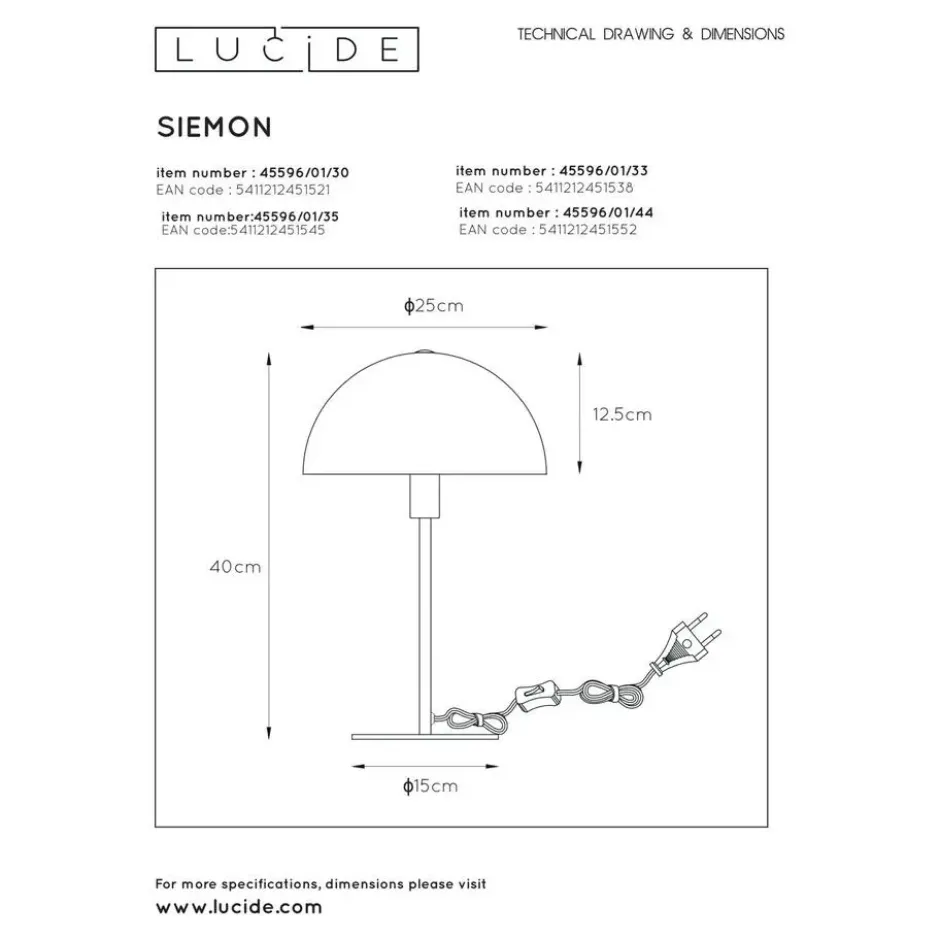 Lucide SIEMON Tafellamp - Groen