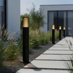 Lucide TIMBALA Sokkellamp - Zwart