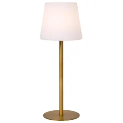 Lucide TYON Tafellamp - Mat Goud / Messing