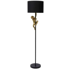 Lucide vloerlamp Extravaganza Chimp - zwart
