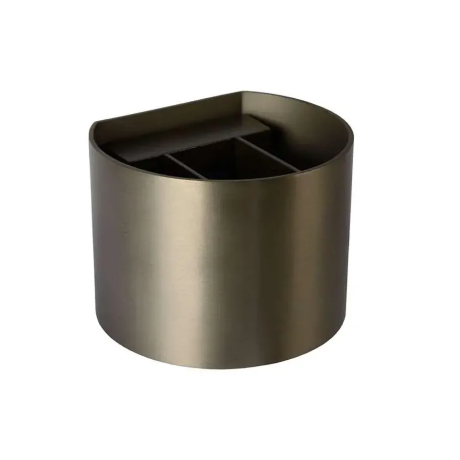 Lucide wandlamp Xio rond - koffie