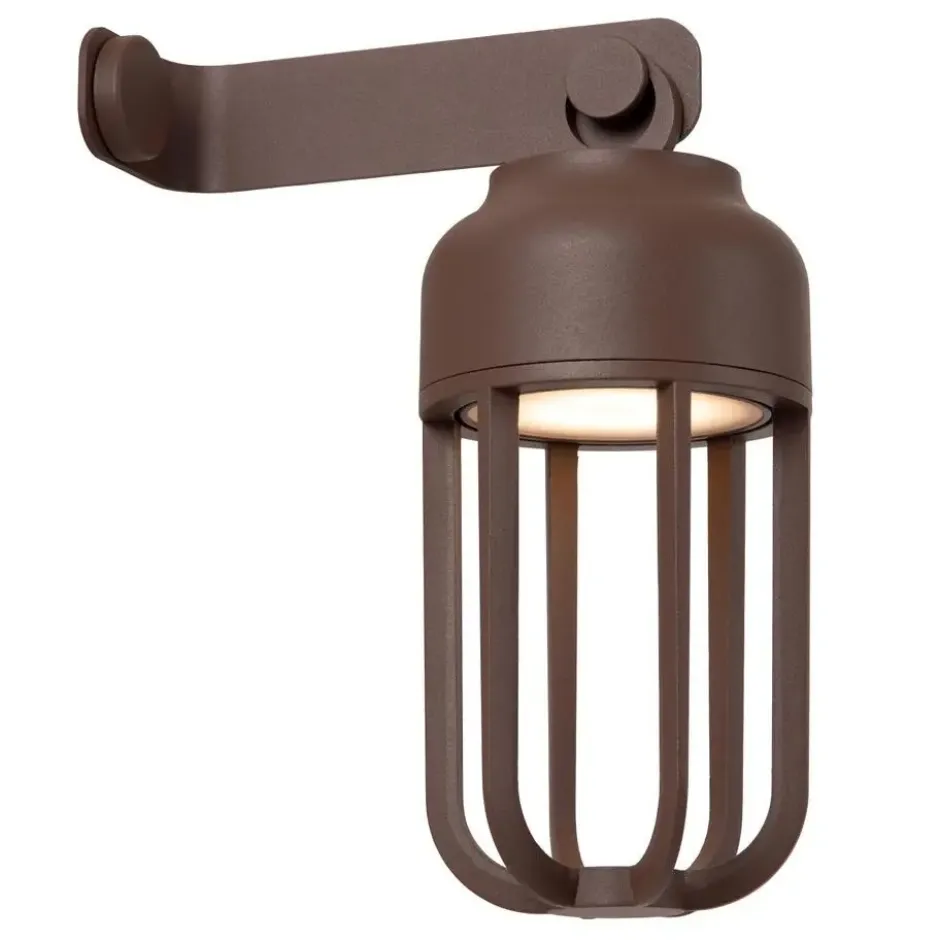 Lucide WELLS Wandlamp - Roest bruin