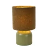 Lucide WOOLLY Tafellamp - Groen