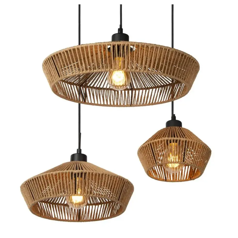 Lucide YUNKAI Hanglamp - Naturel