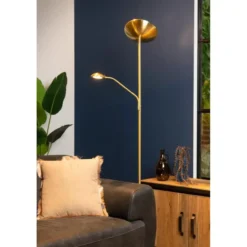 Lucide ZENITH Leeslamp - Mat Goud / Messing