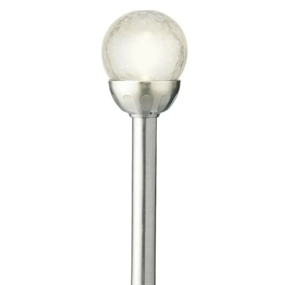Lumineo LED tuinlampjes instekers - solar - ronde bol - 30 cm