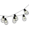Lumineo Lichtsnoer - solar - metaal - 8 lampjes - 350 cm