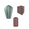 Lumiz Lampion op zonne energie - Solar tuinverlichting - Monaco Set - 3 stuks