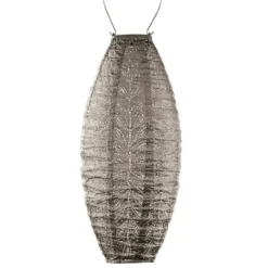 Lumiz solar lampion – bazaar long oval – 20 cm – soft blush
