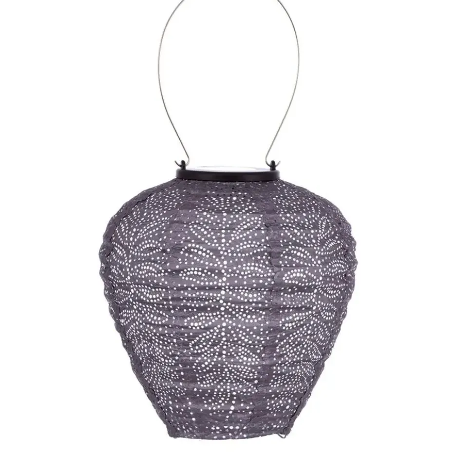 LUMIZ Solar Lampion Folia Balloon - 20 cm - Lichtpaars