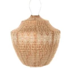 LUMIZ Solar Lampion Funale Crown - 40 cm - Abrikoos