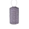 LUMIZ Solar Lampion Mandela Cylinder - 18 cm - Lichtpaars