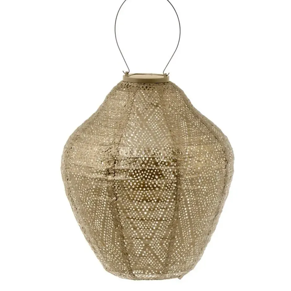 Lumiz solar lampion – mandela jar – 30 cm – plum