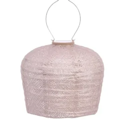 Lumiz solar lampion – mandela lampshade – 28 cm – sage green