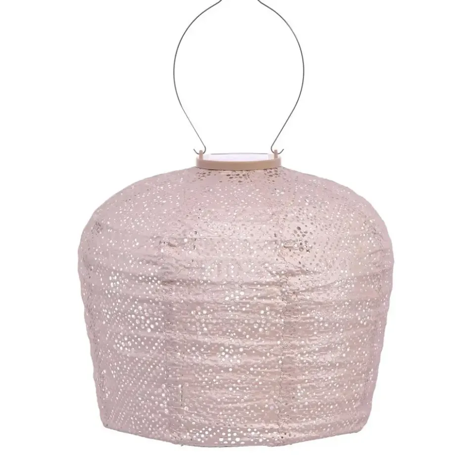 Lumiz solar lampion – mandela lampshade – 28 cm – sage green
