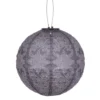 LUMIZ Solar Lampion Marrakesh Rond - 30 cm - Paars