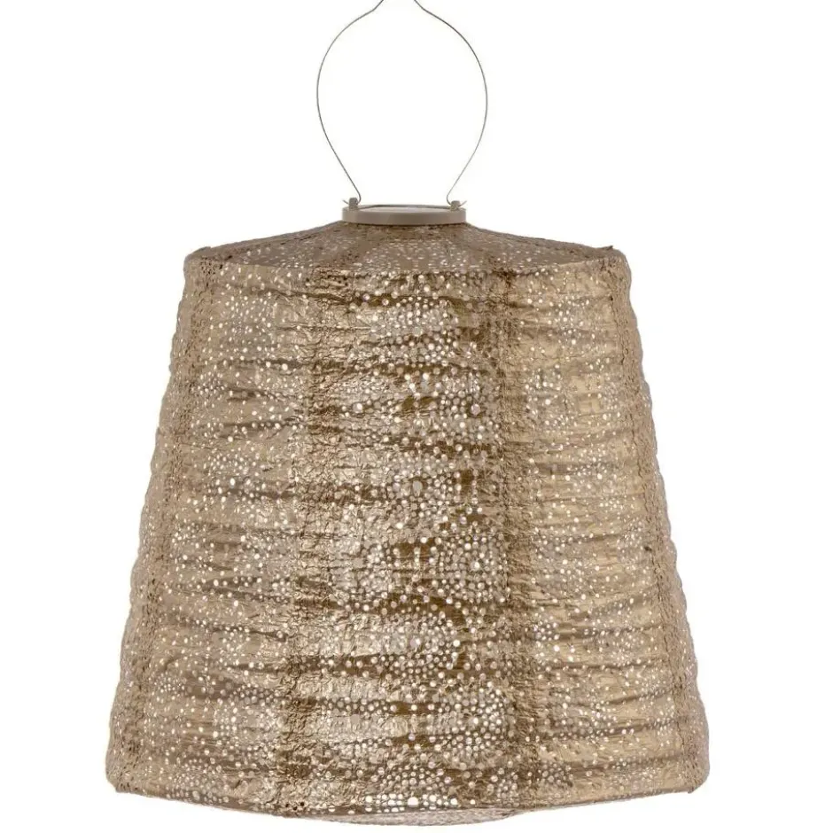Lumiz solar lampion – marrakesh lampshade – 40 cm – taupe