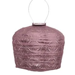Lumiz solar lampion – topaze arch – 30 cm – soft blush