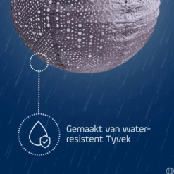 LUMIZ Solar Lampion Verso Rond - 40 cm - Paars