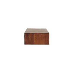 Lunar Chestnut Wandgemonteerde Console, 2 Lades, Donkerbruin